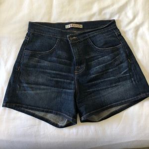 J brand high waisted jean shorts
